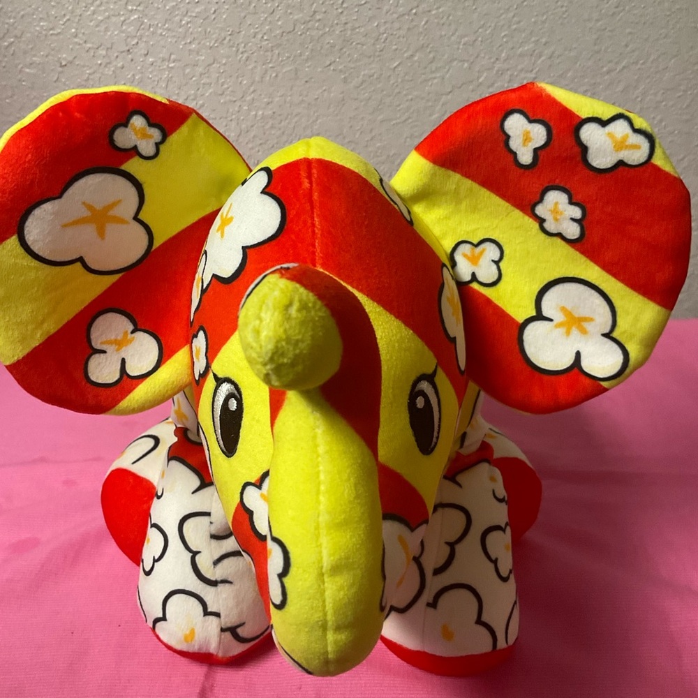 Colorful Elephant Plush Toy by Pop Art Stuffed Animals Plushies